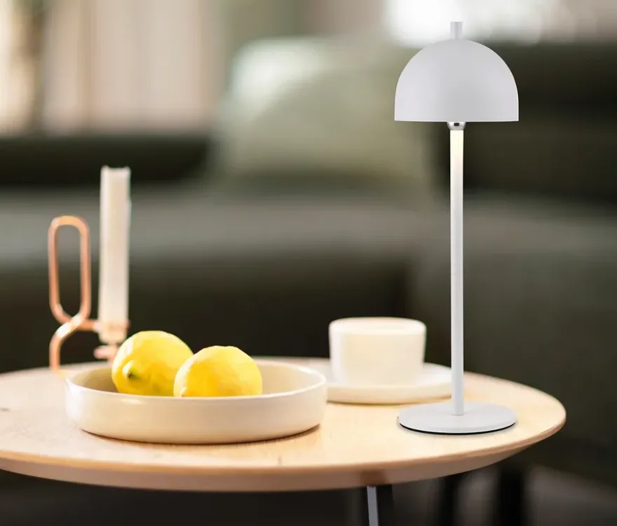 SCHÖNER WOHNEN - Kollektion Akku-Tischleuchte »Bellis«, weiß