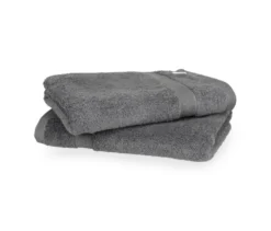 SCHÖNER WOHNEN-Kollektion 2 Badetücher »Cuddly«, anthrazit