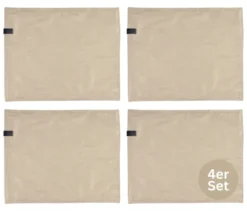 SCHÖNER WOHNEN - Kollektion 4er-Tischset, sandfarben