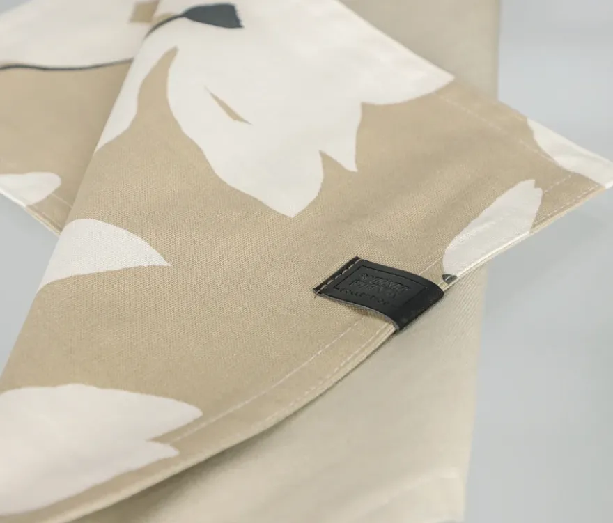 SCHÖNER WOHNEN - Kollektion 4er-Tischset, sandfarben-floral