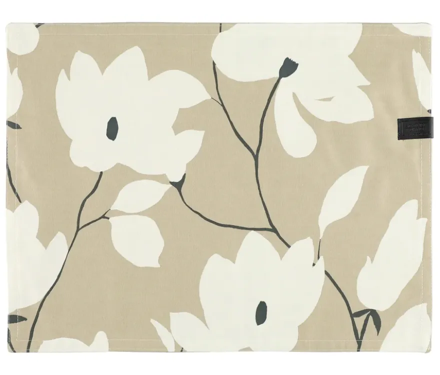 SCHÖNER WOHNEN - Kollektion 4er-Tischset, sandfarben-floral