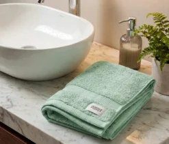 SCHÖNER WOHNEN-Kollektion 4 Handtücher »Cuddly«, salbeigrün