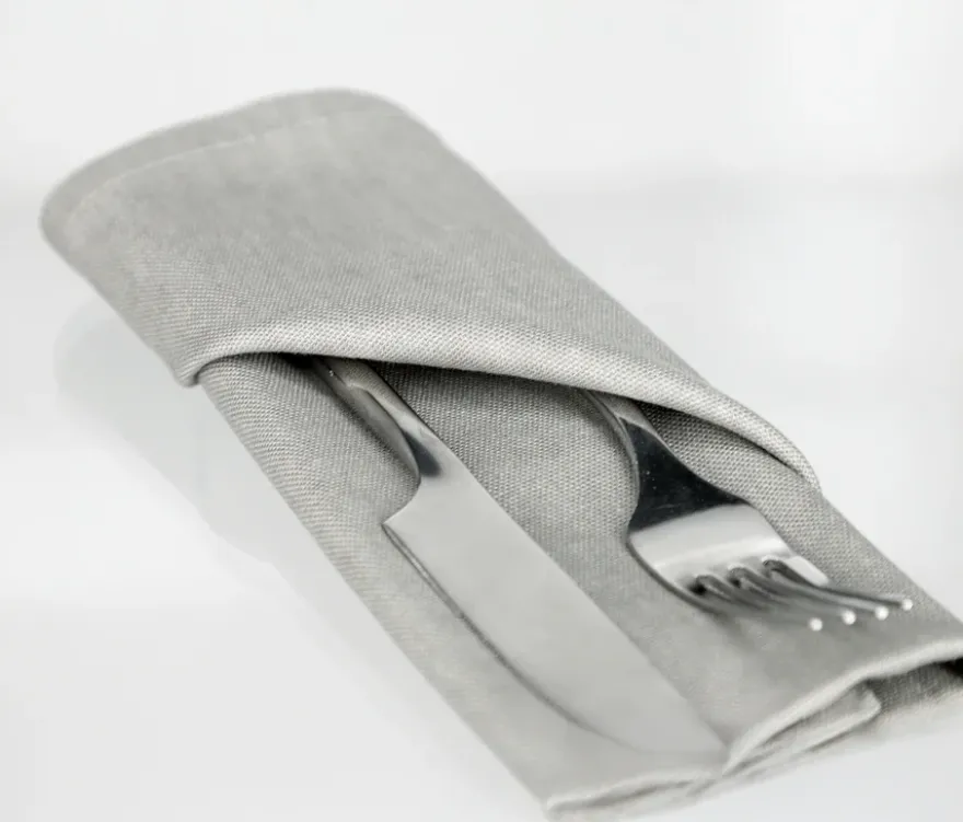 SCHÖNER WOHNEN - Kollektion Servietten 6er-Set, grau