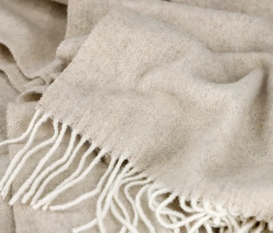 SCHÖNER WOHNEN-Kollektion Wohndecke »FACT«, beige