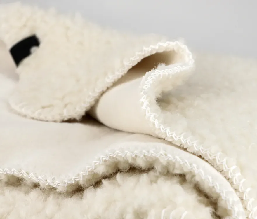 SCHÖNER WOHNEN-Kollektion Wohndecke »TEDDY«, offwhite