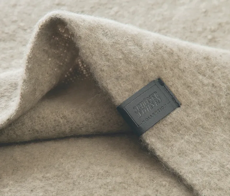 SCHÖNER WOHNEN-Kollektion Wohndecke »PLENTY«, beige