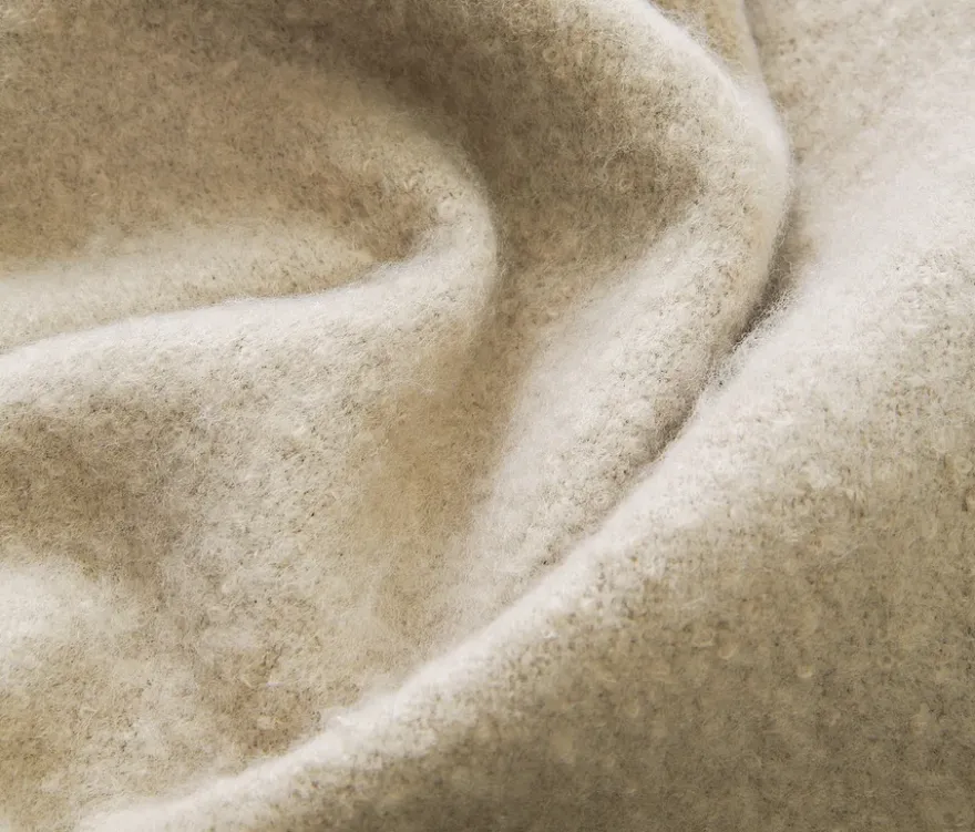 SCHÖNER WOHNEN-Kollektion Wohndecke »PLENTY«, beige