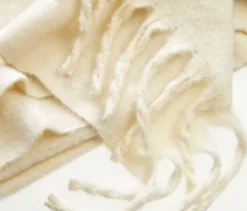SCHÖNER WOHNEN-Kollektion Wohndecke »PLENTY«, creme