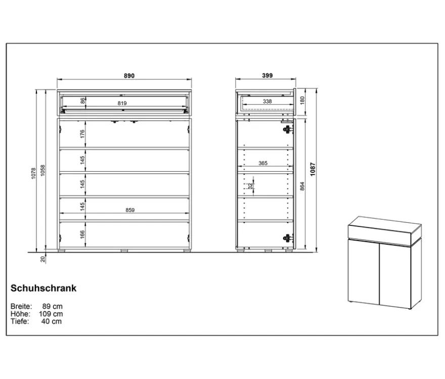 Schuhschrank »Arluno«