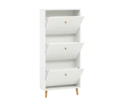 Schuhschrank »Bjarne«, 3 Klappen, weiß