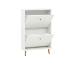 Schuhschrank »Bjarne«, 2 Klappen, weiß