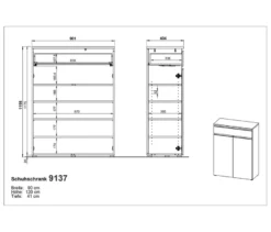 Schuhschrank »Cormano«