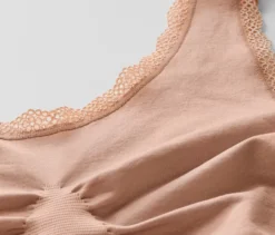 Seamless-Bustier, beige