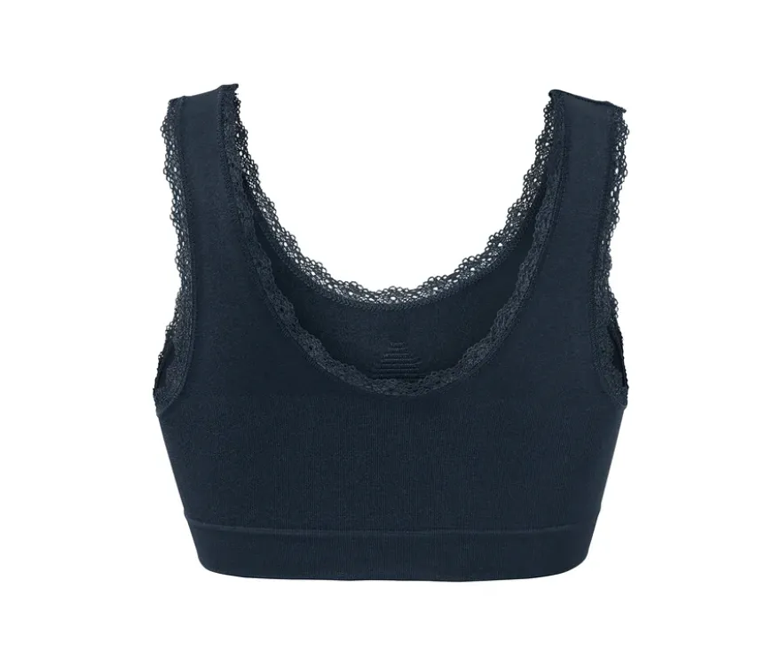 Seamless-Bustier, blau