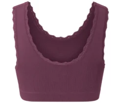 Seamless-Bustier, bordeauxrot