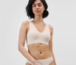 Seamless-Bustier, creme