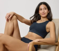 Seamless-Bustier, dunkelblau
