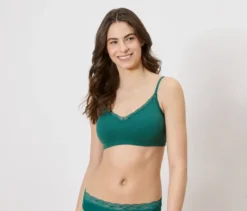Seamless-Bustier, dunkelgrün
