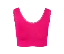 Seamless-Bustier, fuchsia