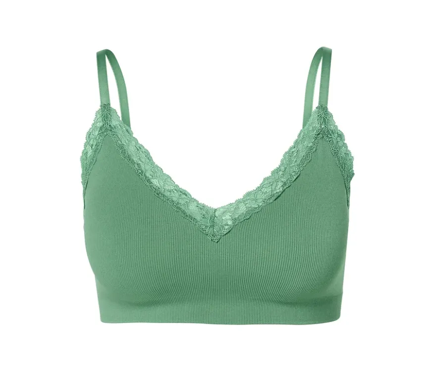 Seamless-Bustier, grün