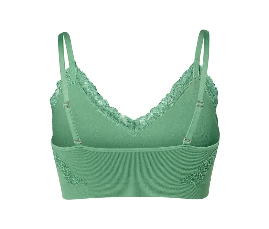 Seamless-Bustier, grün