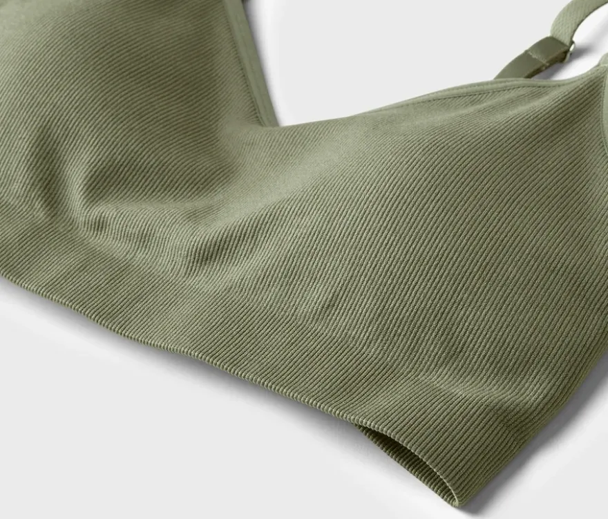 Seamless-Bustier, khaki