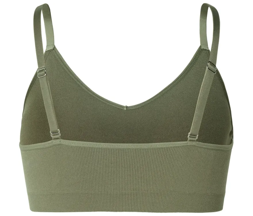 Seamless-Bustier, khaki