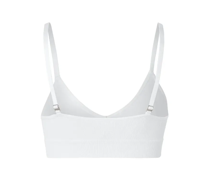 Seamless-Bustier mit Rippstruktur