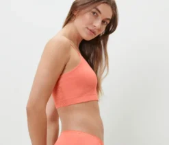 Seamless-Bustier mit Spitze