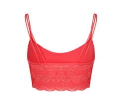 Seamless-Bustier mit Spitze