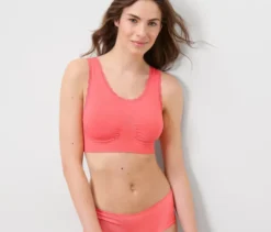 Seamless-Bustier, papaya