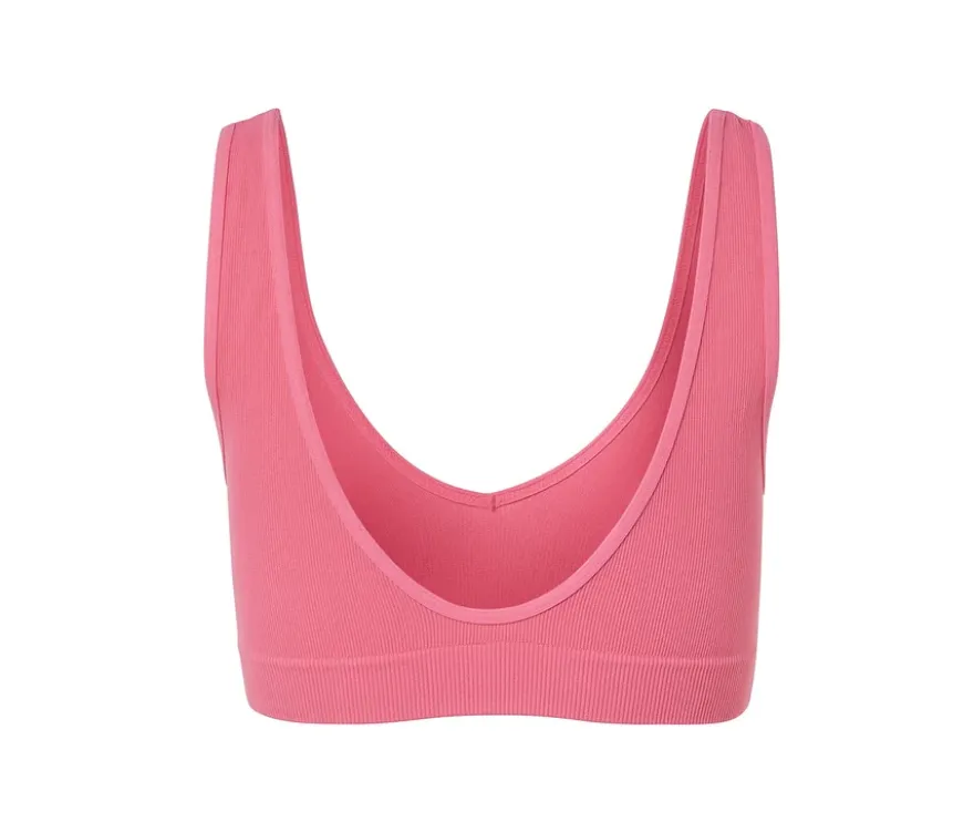 Seamless-Bustier, pink