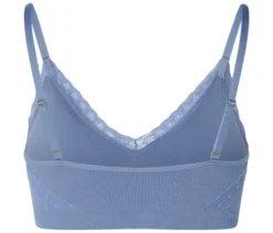 Seamless-Bustier, rauchblau