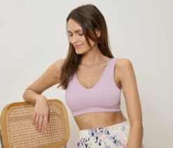 Seamless-Bustier, rosa