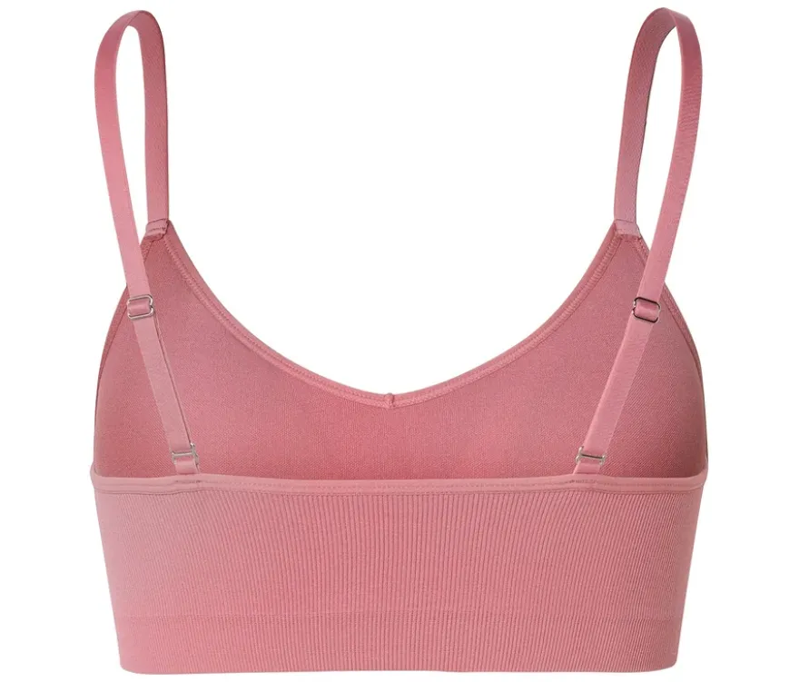 Seamless-Bustier, rosenholz