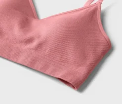 Seamless-Bustier, rosenholz