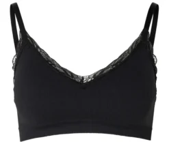 Seamless-Bustier, schwarz