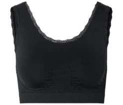 Seamless-Bustier, schwarz