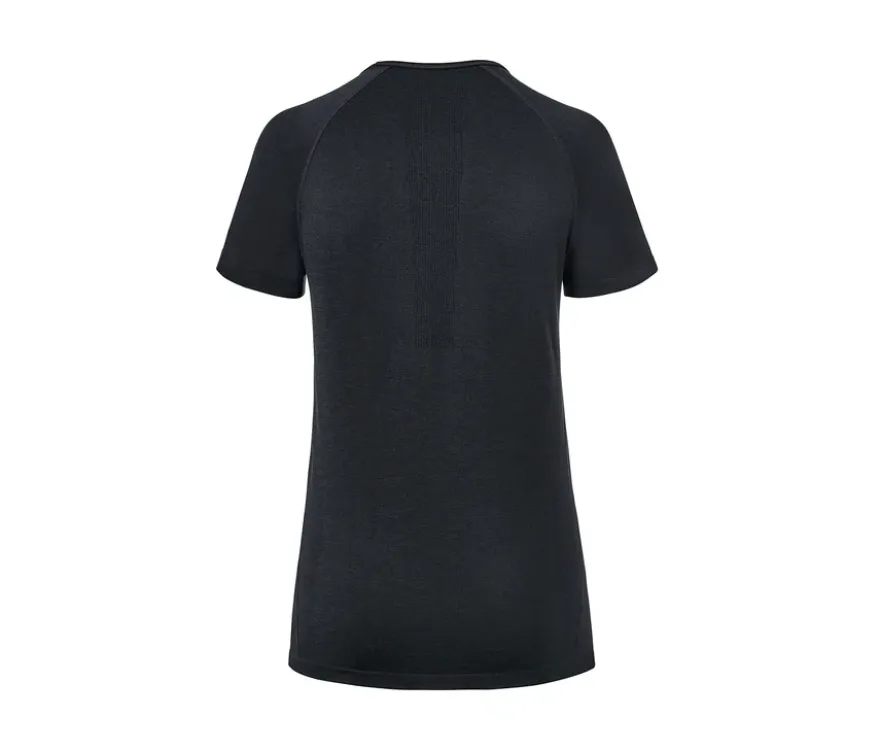 Seamless-Funktionsshirt, schwarz