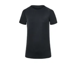 Seamless-Funktionsshirt, schwarz