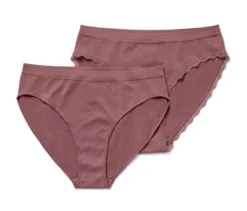 2 Seamless-Slips, braun