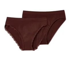 2 Seamless-Slips, braun