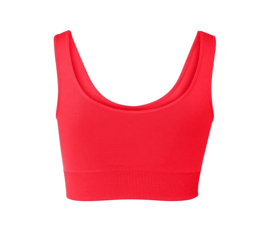 Seamless-Sport-BH, rot