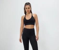 Seamless-Sport-BH, schwarz