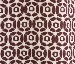 Seidensticker Tunika aus Viskose, ecru-burgundy Alloverprint