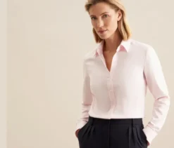 Seidensticker Twillbluse, rosé