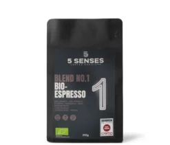 5 Senses - Blend No.1 Bio-Espresso - 250 g Ganze Bohne
