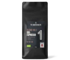 5 Senses - Blend No.1 Bio-Espresso - 1 kg Ganze Bohne