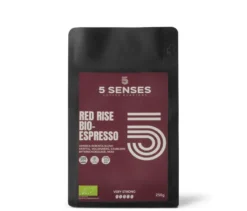5 Senses - Red Rise Bio-Espresso - 250 g Ganze Bohne