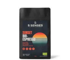 5 Senses - Sunset Bio-Espresso - 50% koffeinreduziert - 250 g Ganze Bohne